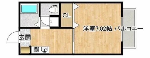 ディアス千里【203号室】の間取り