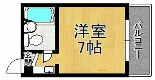 ルネッサンスロンシャン【3階】の間取り