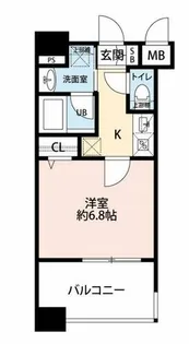 ラ・シック サヴォイ【14階】の間取り