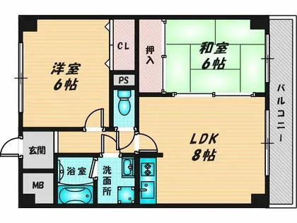 ファミーユ2【3階】の間取り