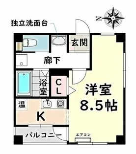 愛知県名古屋市瑞穂区下坂町3丁目【マンション】の間取り