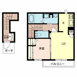 シャーメゾン恵美酒【0203号室】の間取り