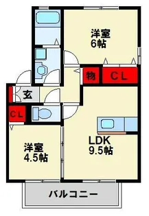 ポサーダ井草【101号室】の間取り