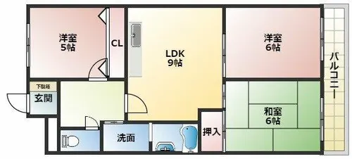 シャトー・レイクルイーズ【3階】の間取り