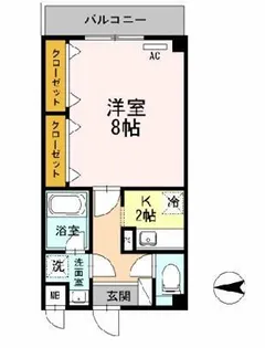セジュールのぞみ野【2階】の間取り