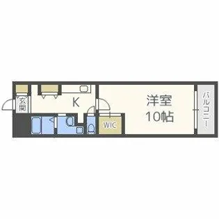 天満リバーサイドプラザ【7階】の間取り