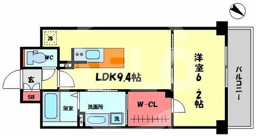 EL-Sia Umekita【3階】の間取り