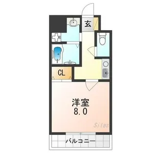 アメージングエステート北野乃社【2階】の間取り