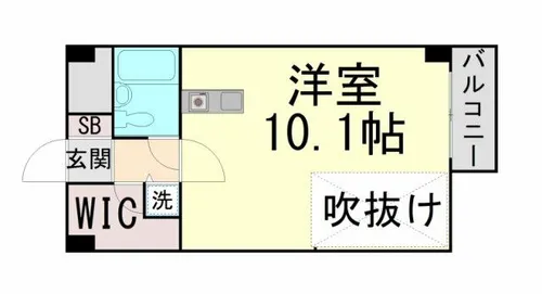 ホープ芦屋【2階】の間取り