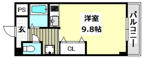 モアメゾンⅢ【2階】の間取り