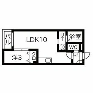 WARREN SHIBATAⅠ【3階】の間取り