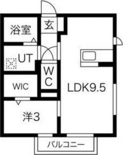 ボナールクレハ【2階】の間取り