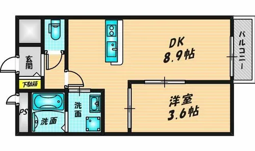 Enjyu【2階】の間取り