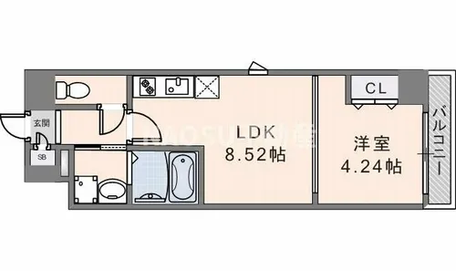 Luck Field【7階】の間取り