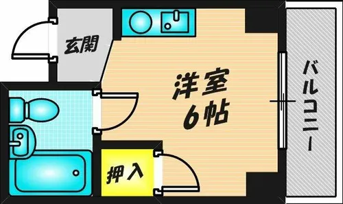 アミティ東大阪パートⅢ【1階】の間取り