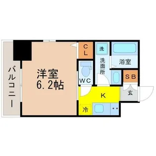 エステムコート名古屋泉プラチナムゲート【10階】の間取り