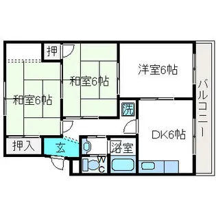 LEGAL MAISON津之江I(リーガルメゾン津之江I)【3階】の間取り