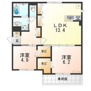 Lien Fort【1階】の間取り