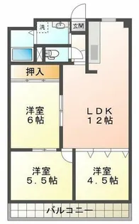 Ocean【5階】の間取り