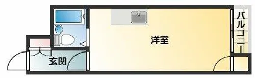 メゾンド針中野【4階】の間取り