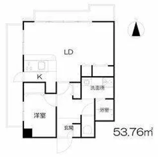 サンフラッツ東平【9階】の間取り