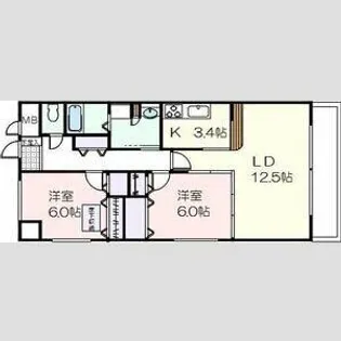 パルタマレ神宮【9階】の間取り