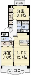ヒルズ楠南【3階】の間取り