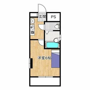 レナジア和泉府中【4階】の間取り