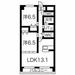 リブェール【3階】の間取り