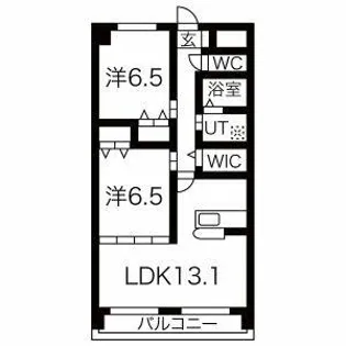 リブェール【3階】の間取り