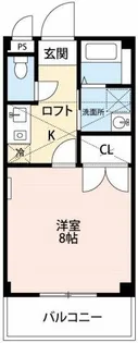コーポ桜井 A【1階】の間取り