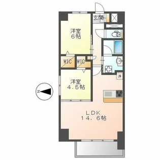 レントリリー御器所【7階】の間取り