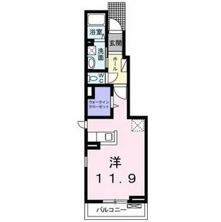 アマーレ ハイム【1階】の間取り