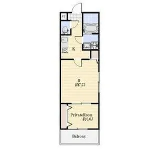 アプローズ加古川【1階】の間取り