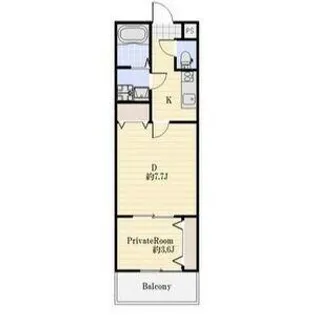 アプローズ加古川【4階】の間取り