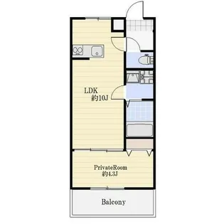 シェリル加古川【3階】の間取り
