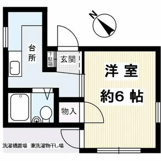 富田コートハウス【2階】の間取り