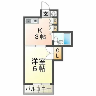 サンベールハイム【3階】の間取り