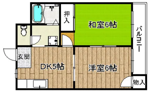 カセイハイツ【3階】の間取り