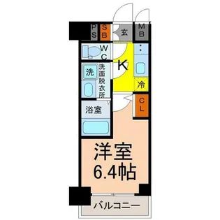 エスリード鶴舞グランパークス【2階】の間取り