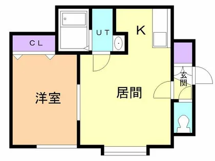 ラフィネ コート【101号室】の間取り