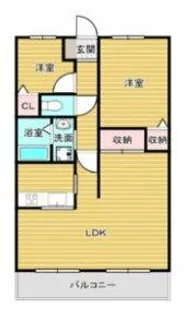 ライオンズマンション金剛寺池台【903号室】の間取り