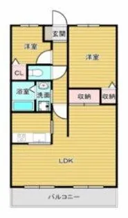 ライオンズマンション金剛寺池台【903号室】の間取り