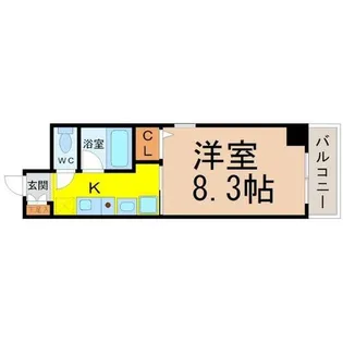 une semaine(アンスメン)【3階】の間取り