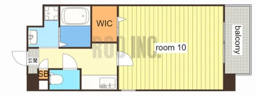 ベルメゾン・エグレット【607号室】の間取り
