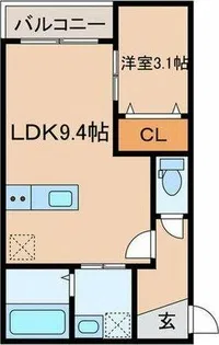 Crecia一宮【2階】の間取り