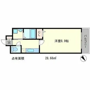 ヒラソルナツA【1階】の間取り