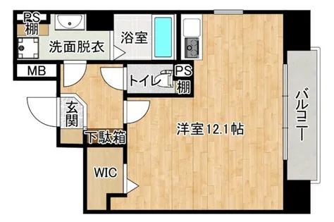 フィールドイン新大阪【5階】の間取り