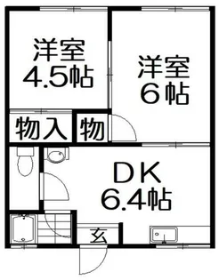 MAYUMIハイツ枚方3番館【1階】の間取り