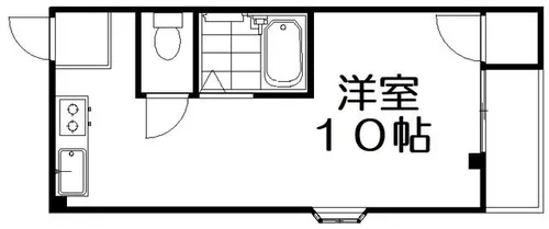シャンテー天の川【4階】の間取り